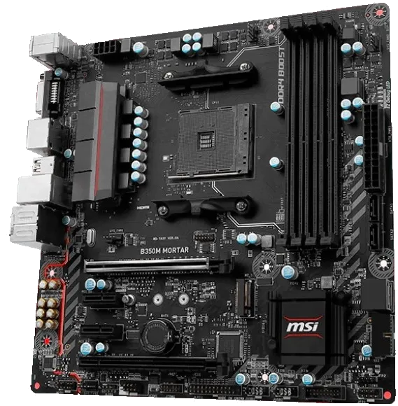 материнской платы MSI B350M MORTAR