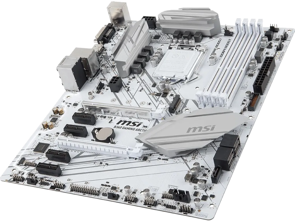 материнской платы MSI B360 GAMING ARCTIC