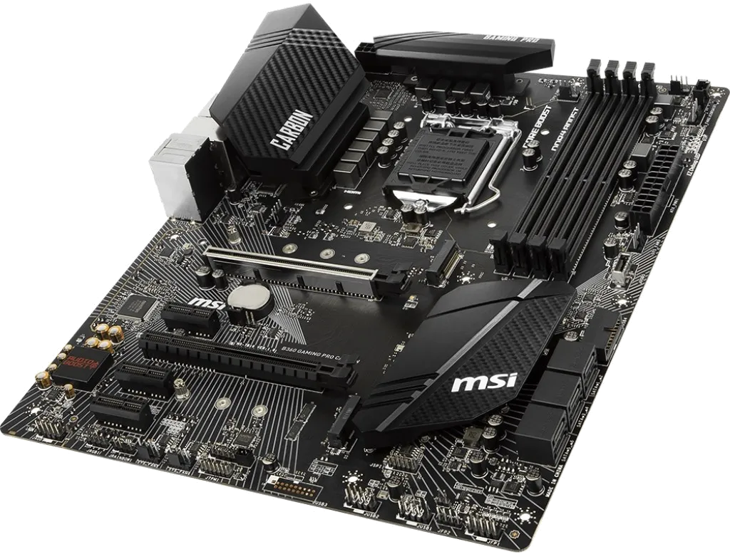 материнской платы MSI B360 GAMING PRO CARBON