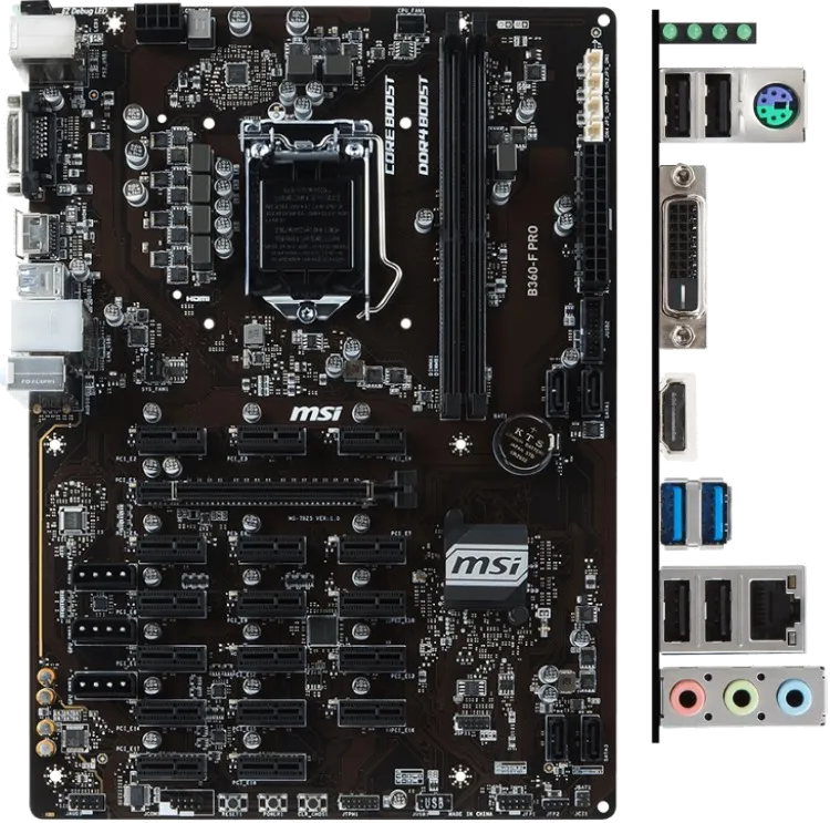 материнской платы MSI B360-F PRO