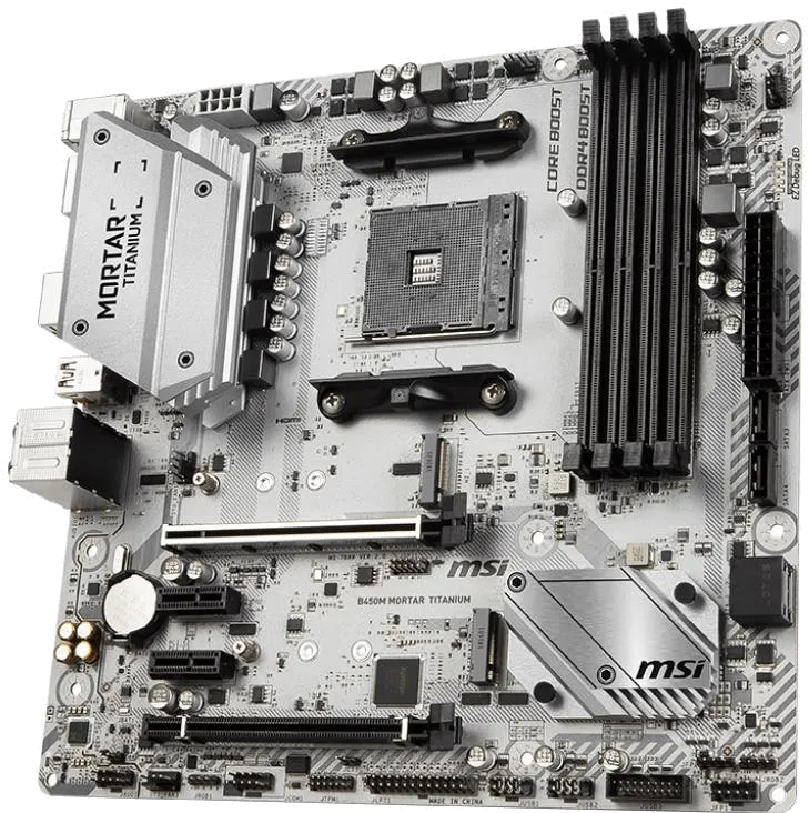 материнской платы MSI B450M MORTAR TITANIUM