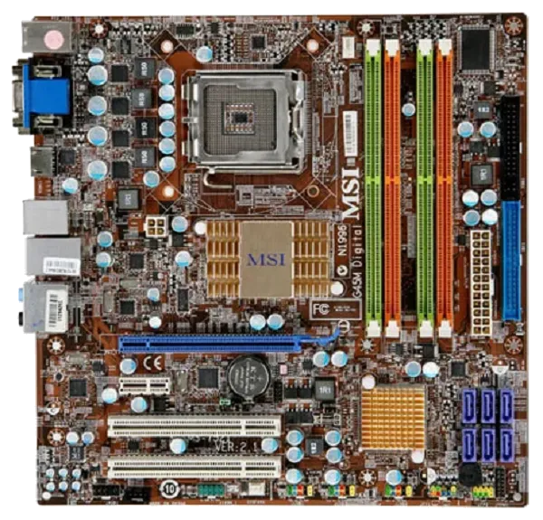 материнской платы MSI G45M