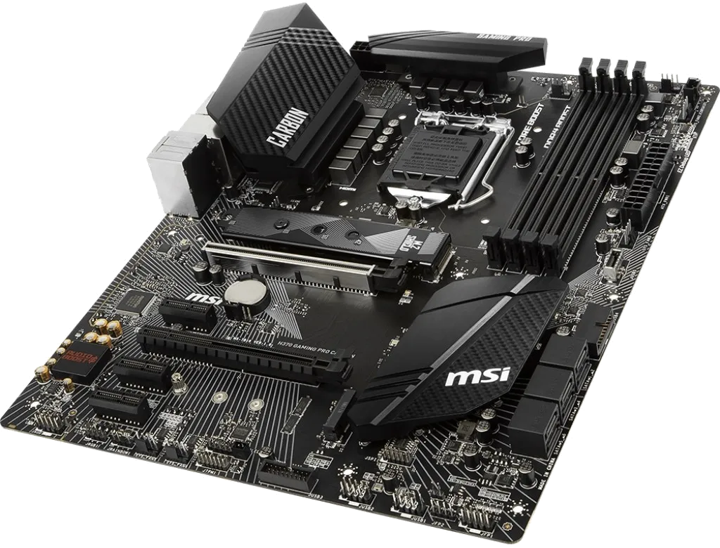 материнской платы MSI H370 GAMING PRO CARBON