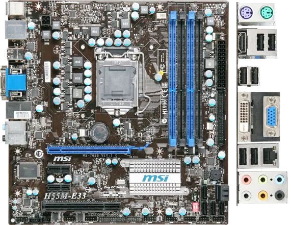 материнской платы MSI H55M-E33