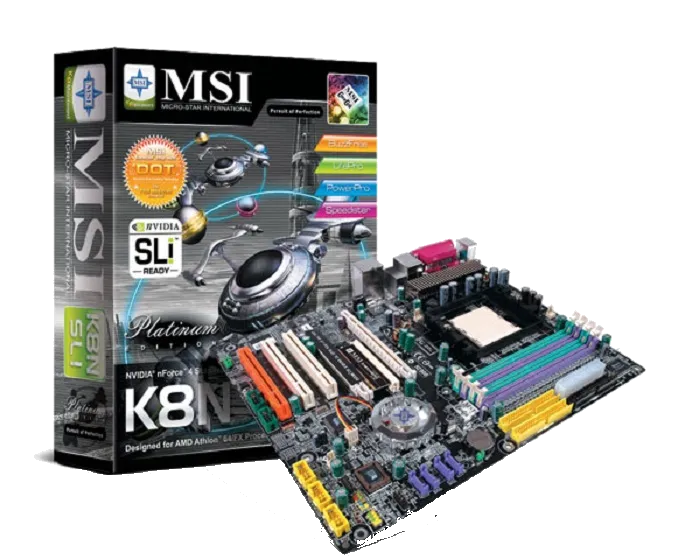 материнской платы MSI K8N SLI Platinum