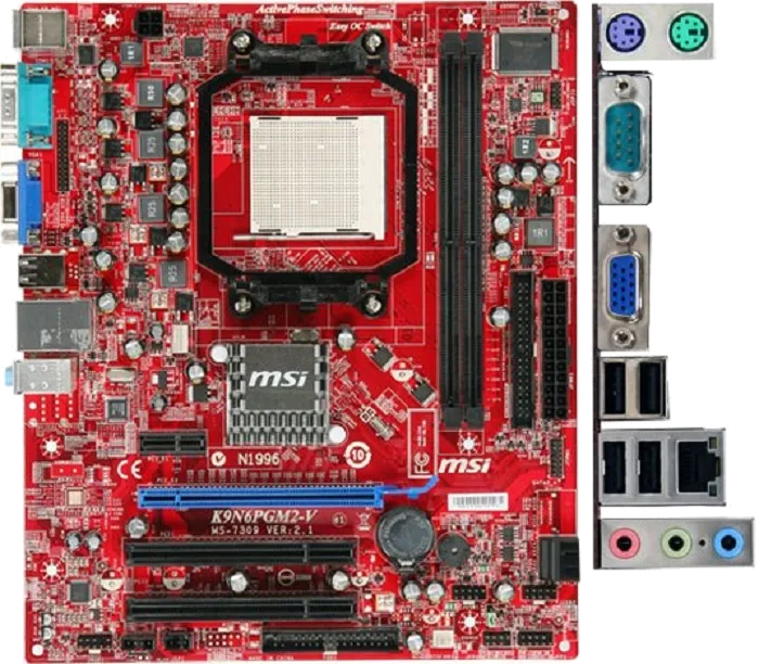 материнской платы MSI K9N6PGM2-F V2