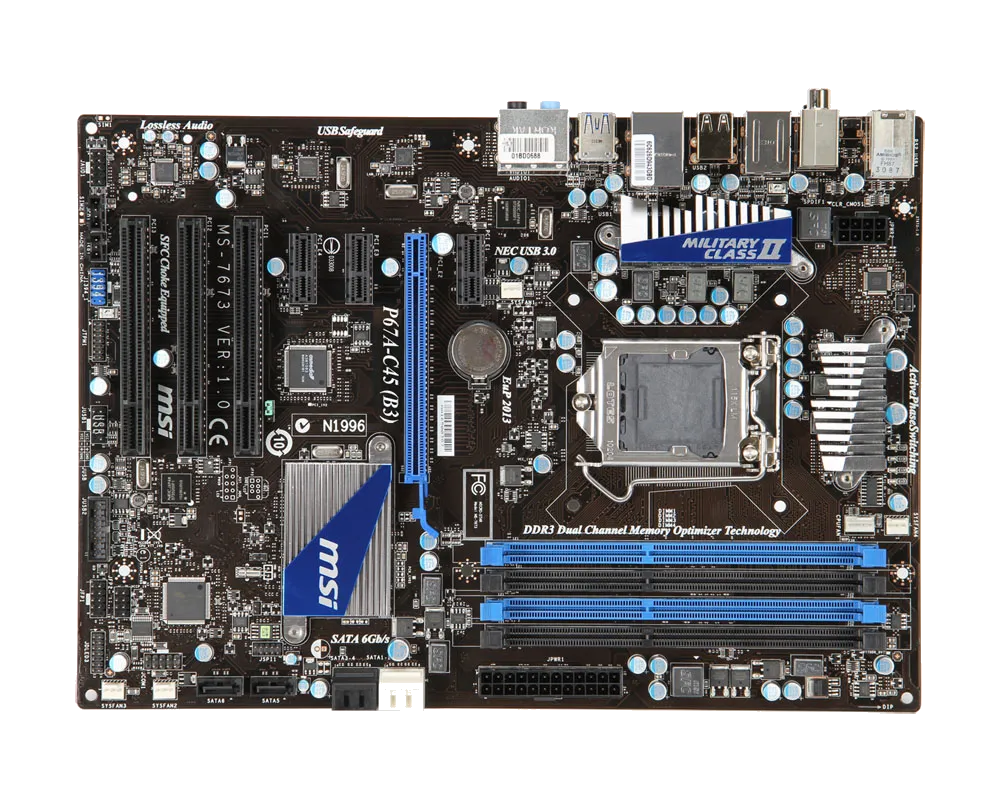 материнской платы MSI P67A-C45 (B3)